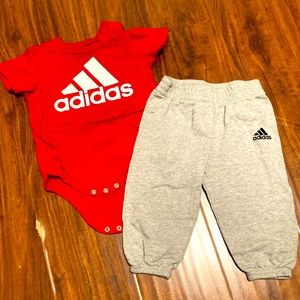 Adidas 9 month 2pc set